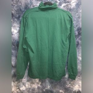 Green Lands End Turtleneck.